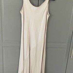 Beautiful champagne satin dress